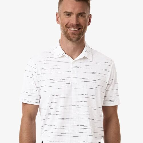 Men's Ultimate365 Mesh Glimmer Print Polo Thumbnail