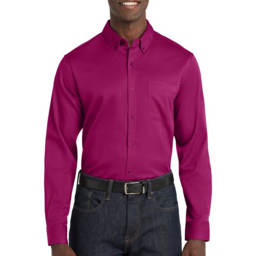 Long Sleeve SuperPro React  Twill Shirt Thumbnail