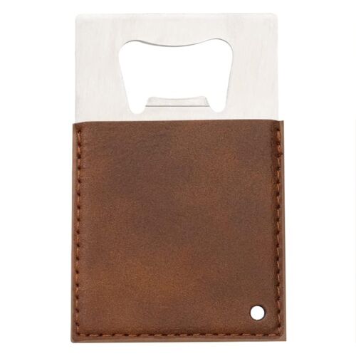 Credit Card Leatherette Bottle Opener  Thumbnail