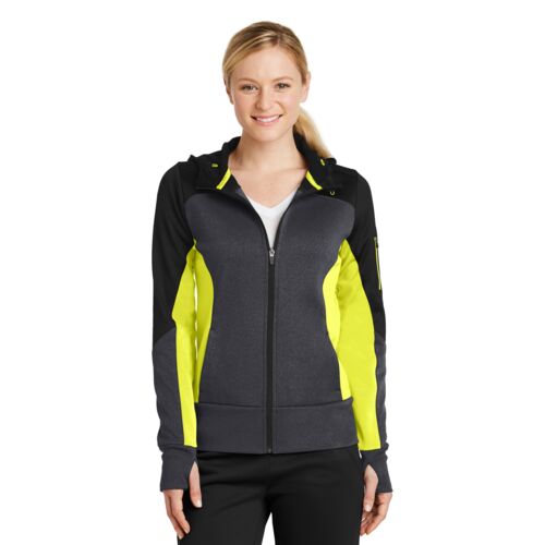 Ladies Fleece Colorblock Jacket Thumbnail